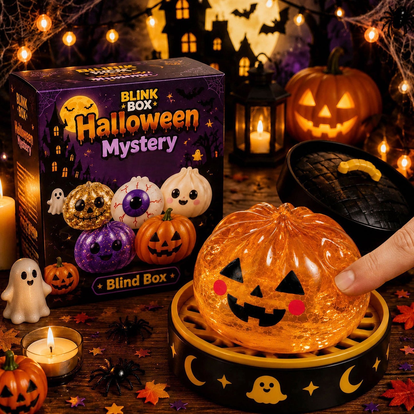 🎃Hot Sale 50% OFF🔥Cute Halloween scary ghost Maruko squeeze toy set