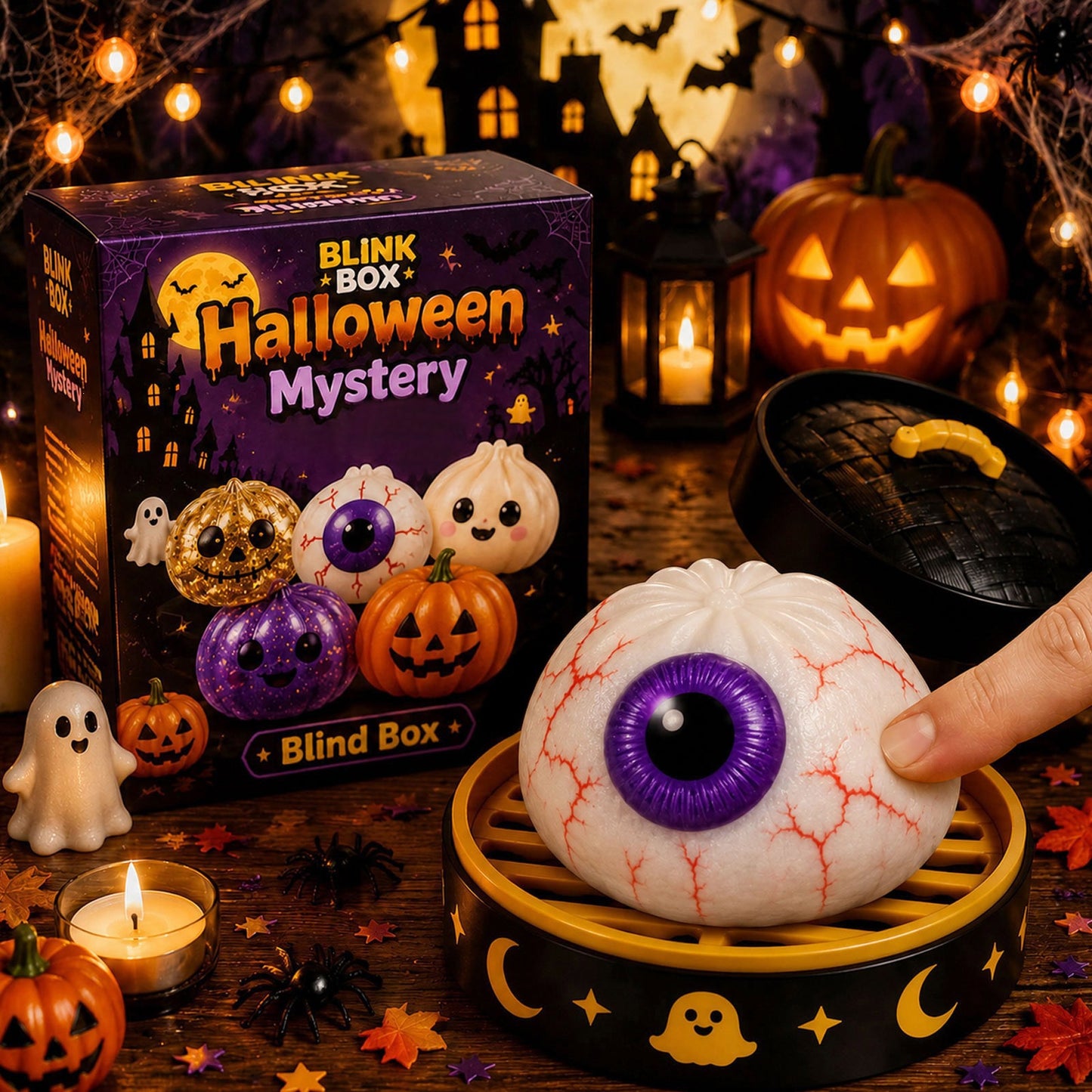 🎃Hot Sale 50% OFF🔥Cute Halloween scary ghost Maruko squeeze toy set