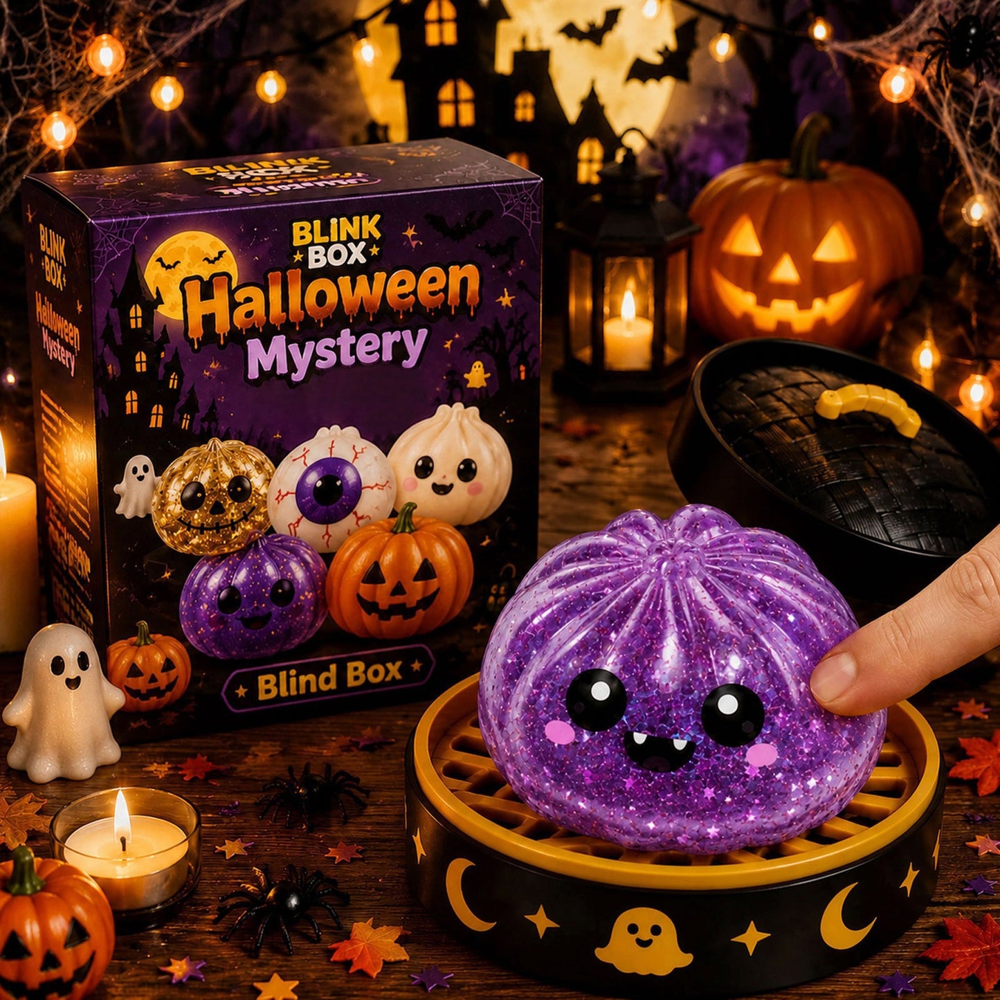 🎃Hot Sale 50% OFF🔥Cute Halloween scary ghost Maruko squeeze toy set