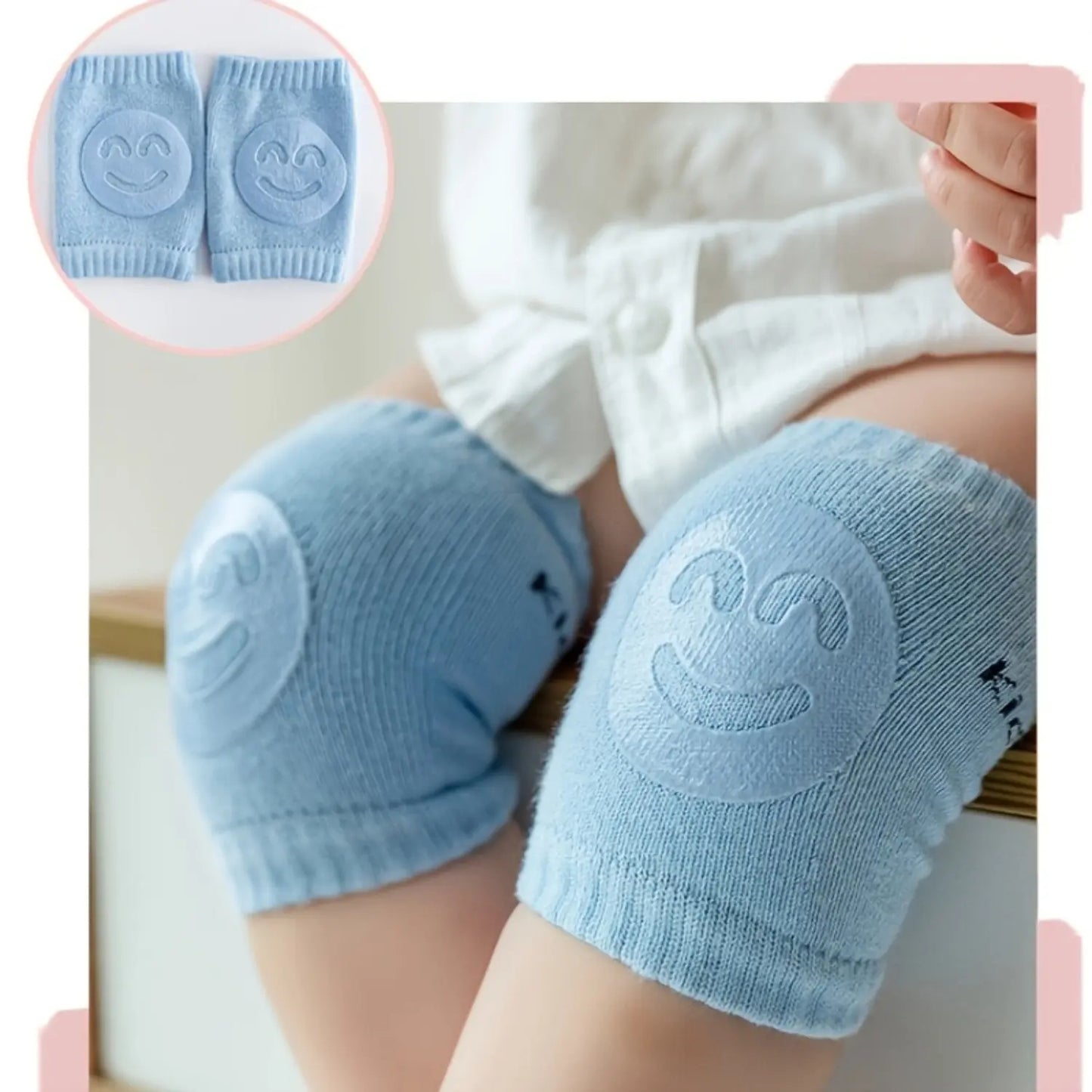🔥Limit Time Offer!!! BUY 1 GET 1 FREE!!!🔥 Baby Non-Slip Knee Pads, Baby Accessories for Crawling, Thick Soft Contoured Fit, Fall Protection, Durable Gentle Safeguard