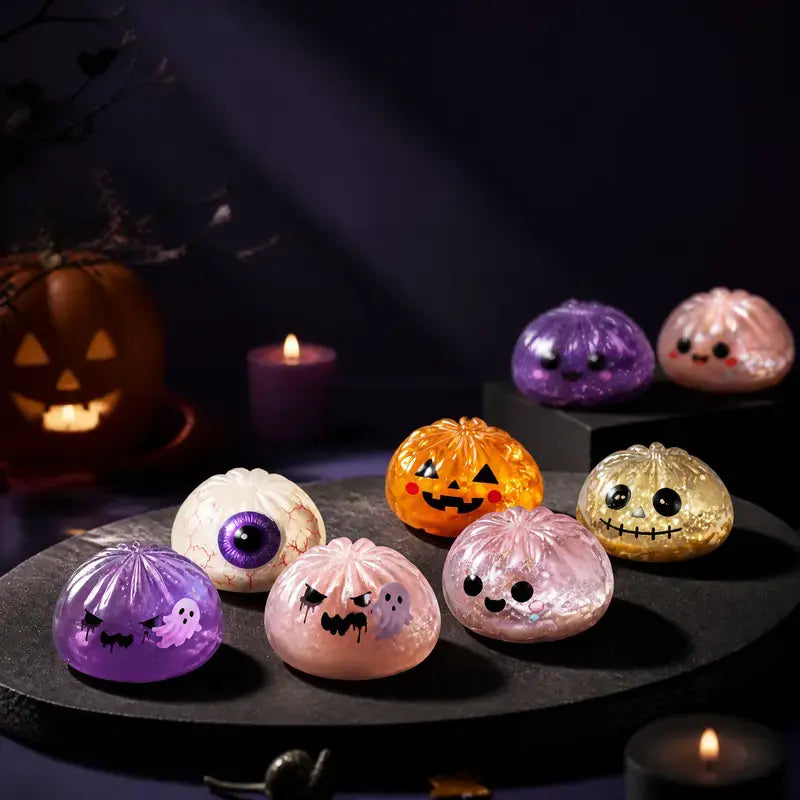 🎃Hot Sale 50% OFF🔥Cute Halloween scary ghost Maruko squeeze toy set
