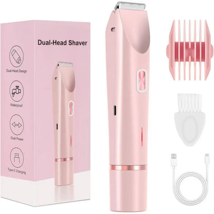 Dual-Use Charging Electric Hair Trimming Tool for Ladies, Cordless Washable Device