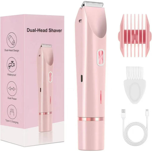Dual-Use Charging Electric Hair Trimming Tool for Ladies, Cordless Washable Device