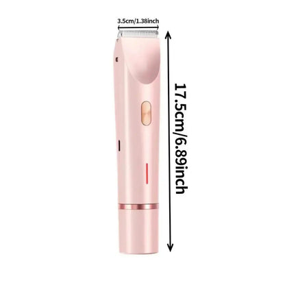 Dual-Use Charging Electric Hair Trimming Tool for Ladies, Cordless Washable Device